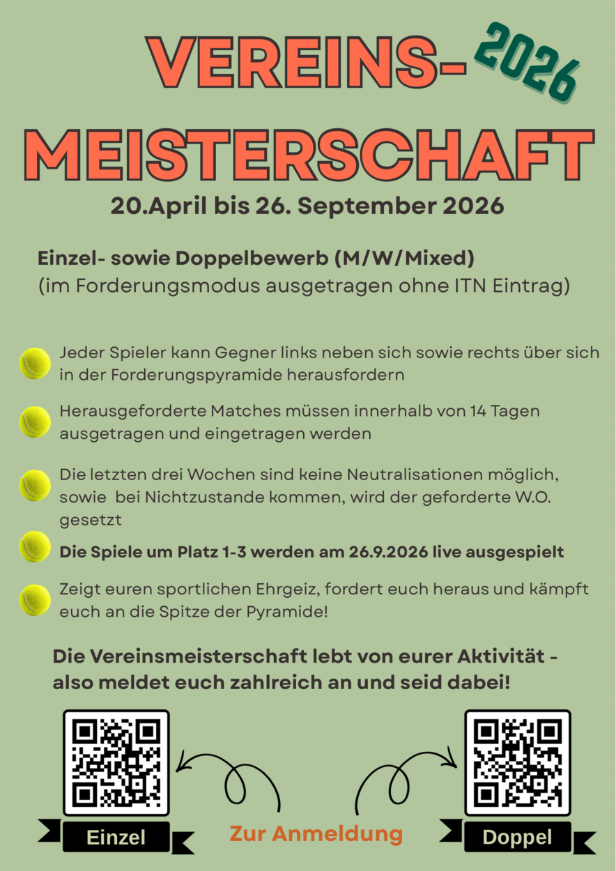 Einzel-Doppelvereinsmeisterschaft